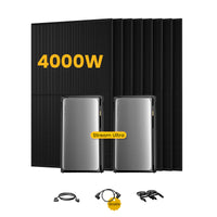 2x EcoFlow STREAM Ultra, All-in-One Solaranlage mit Speicher, inkl. 8 Bifazialen Solarmodulen, by Powerness