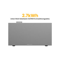 Anker BP2700 Uitbreidingsbatterij voor SOLIX 3 E2700 Pro/Solix 2 E1600 Pro, by Powerness