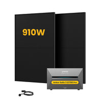 Anker SOLIX Solarbank 3 E2700 Pro, met 2 x 450 Bifaciale Zonnepanelen, by Powerness