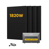 Anker SOLIX solarbank 3 E2700 Pro, met 4 x 450 Bifaciale Zonnepanelen. by Powerness