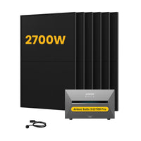 Anker SOLIX Solarbank 3 E2700 Pro, avec 6 panneaux solaires bifaciaux JA Solar de 450 W, par Powerness