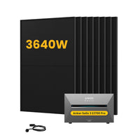 Anker SOLIX Solarbank 3 E2700 Pro, met 8 x 450 Bifaciale Zonnepanelen, by Powerness