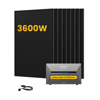 Anker SOLIX Solarbank 3 E2700 Pro, avec 8 panneaux solaires bifaciaux JA Solar de 450 W, par Powerness