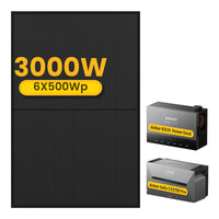 Anker Solarbank 3 E2700 Pro avec Power Dock Multisystem, équipé de 6 panneaux solaires bifaciaux JA Solar de 500 W, par Powerness