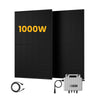 2 x 500Wp Bifaziale Full Black(Als Solaranlage anzumelden) / ohne Speicher / Selbstabholung