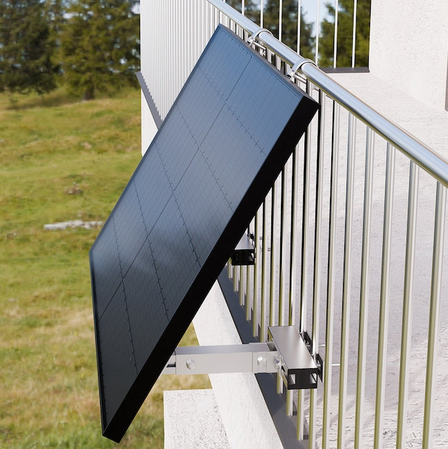 Support de montage Powerness pour panneaux solaires, centrale électrique de balcon avec crochets