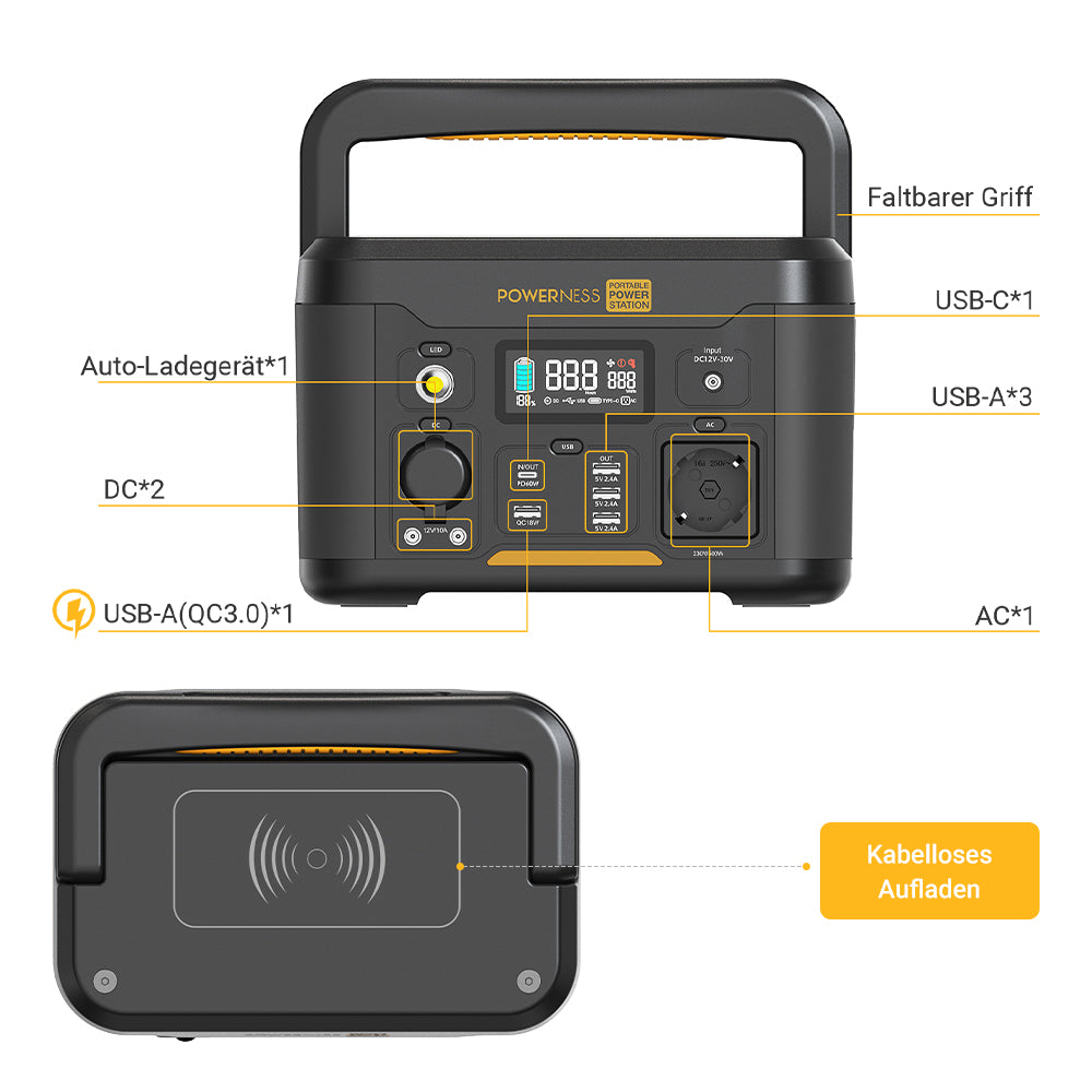 Centrale électrique portable Powerness Hiker U500